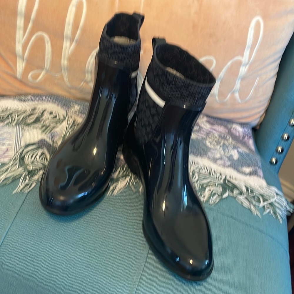 Coach size 9 women’s rain boots.